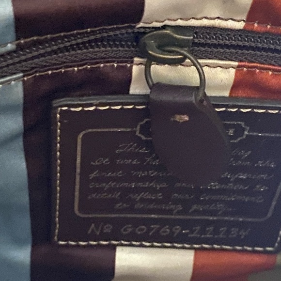 Coach Vintage Legacy 11134 65th Anniversary Saddle Bag Brown Leather Bag - Picture 3 of 3